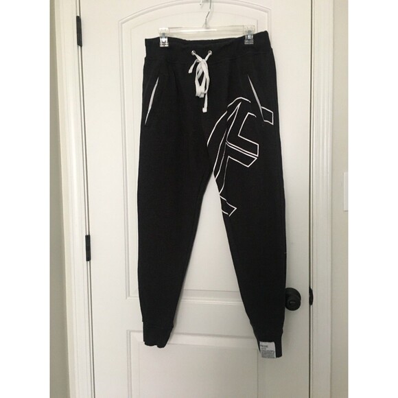 Equalnox Clothing Co. Men's Pride Jogger Pants Sweatpants Size L Black White - Picture 1 of 9